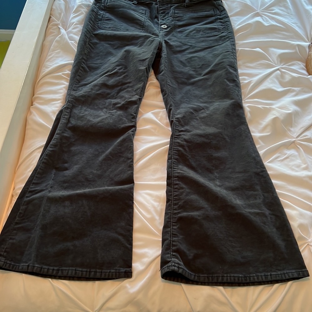 American Eagle Night time Navy corduroy Flare American Eagle